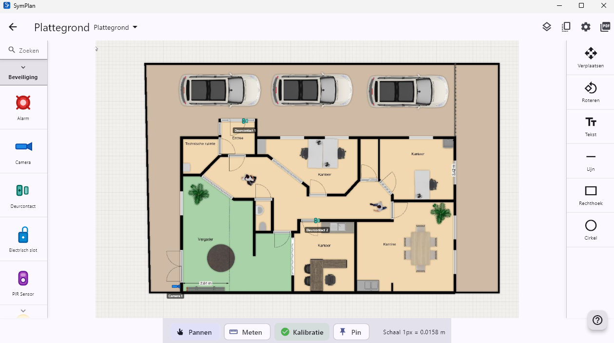 SymPlan screenshot